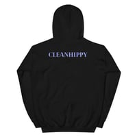 Image 2 of Unisex Mended Heart Black Hoodie