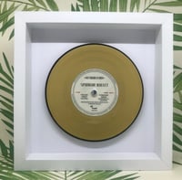 Image 1 of Spandau Ballet:Gold, framed original 7" vinyl record, coloured golden vinyl