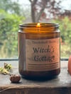 Witch’s Cottage - Sweet Maple Leaf & Musk 8oz Soy Wax Scented Candle 