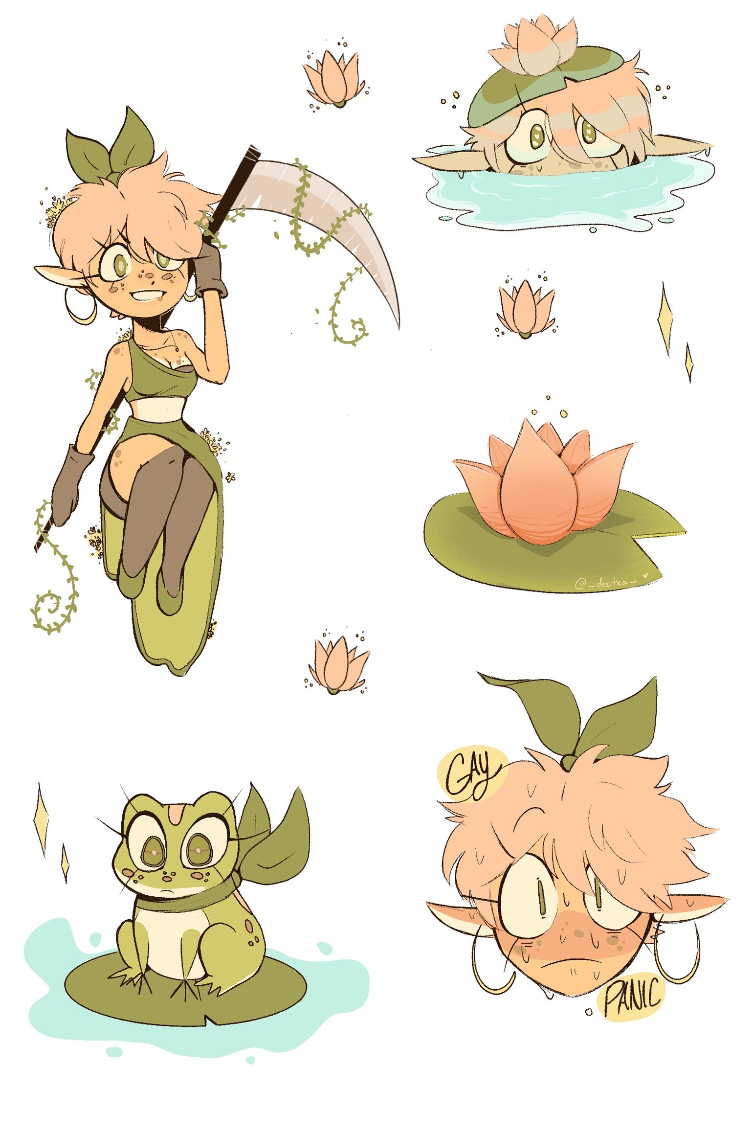 Image of Lilee sticker sheet