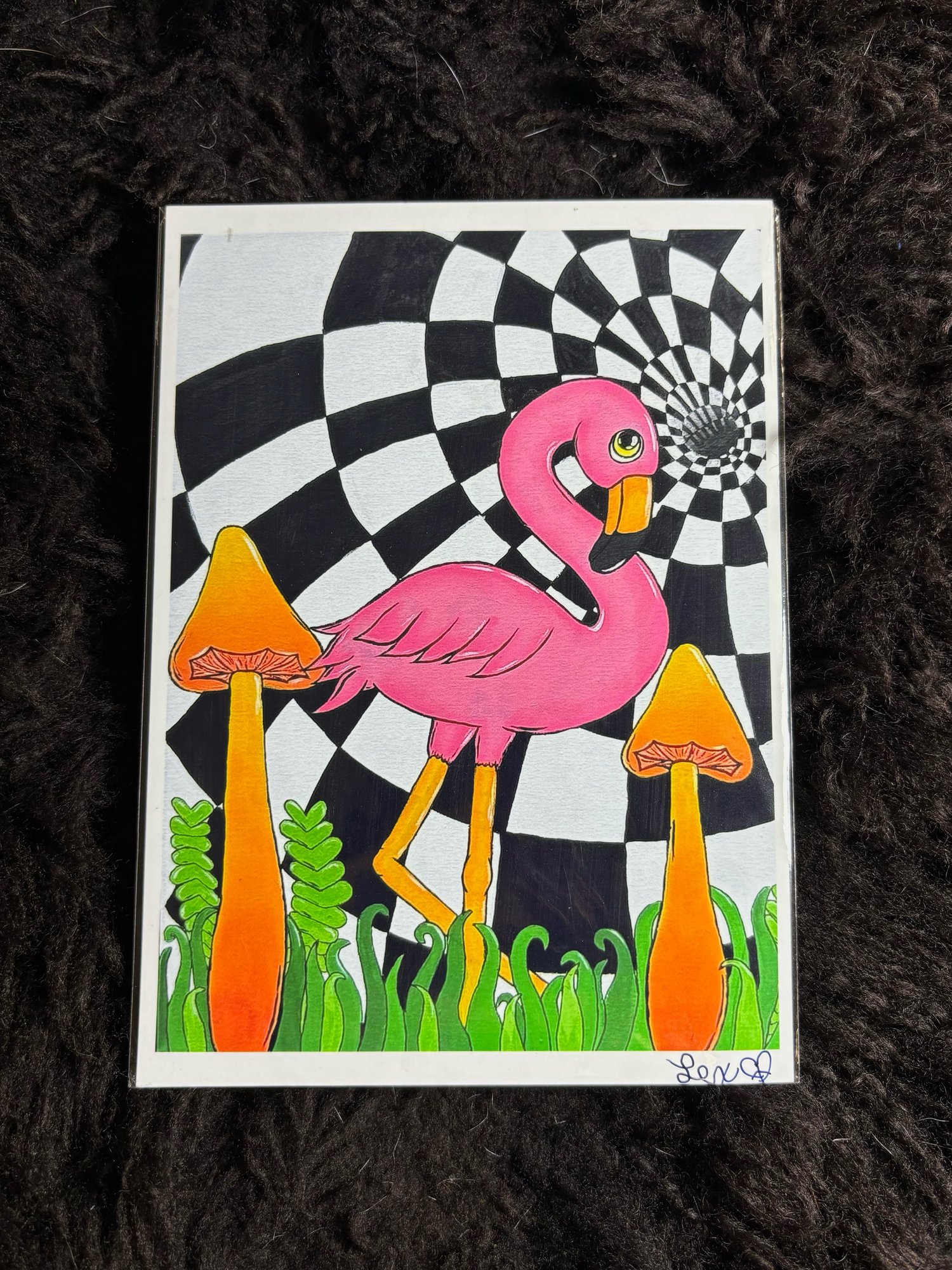 Image of Flamingo print 