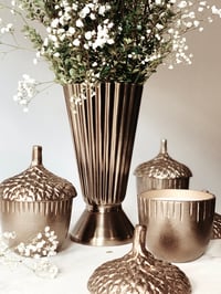 Image 2 of Brass Acorn Candle 