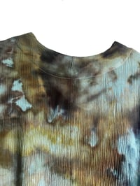 Image 7 of Small Woven Duster Kimono in Forest Goddess Ice Dye
