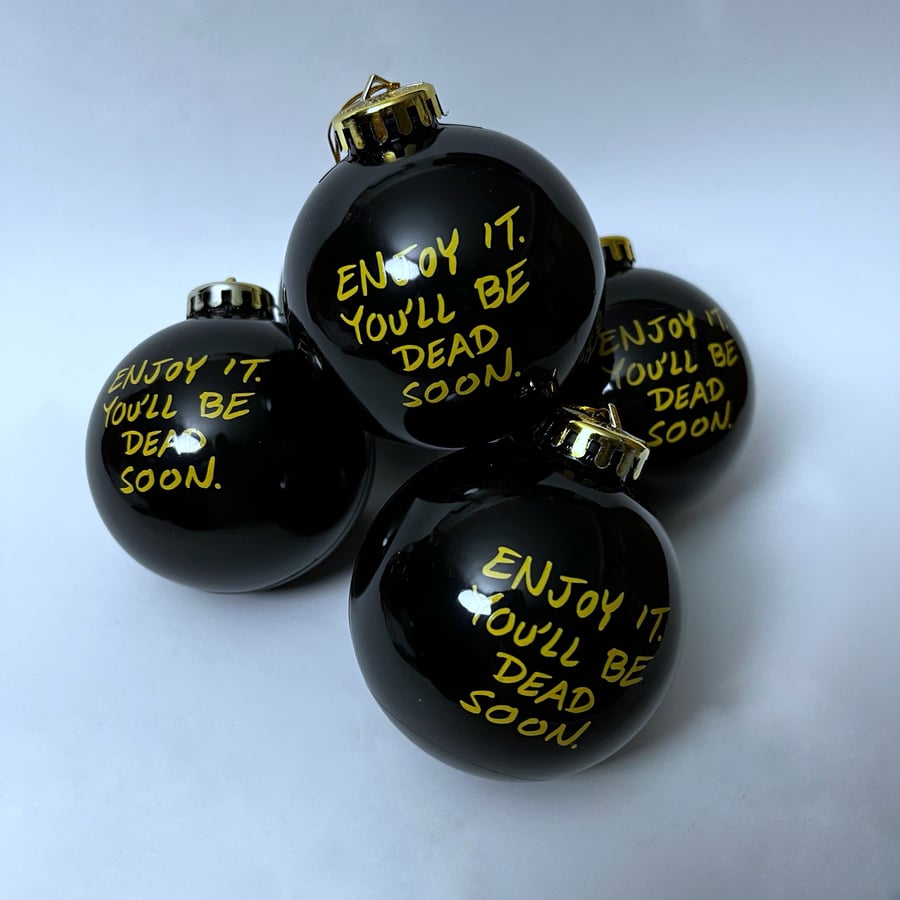 Image of “Enjoy it” ornament 