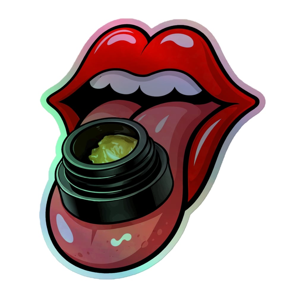 Image of Rolling Hash Holographic Sticker