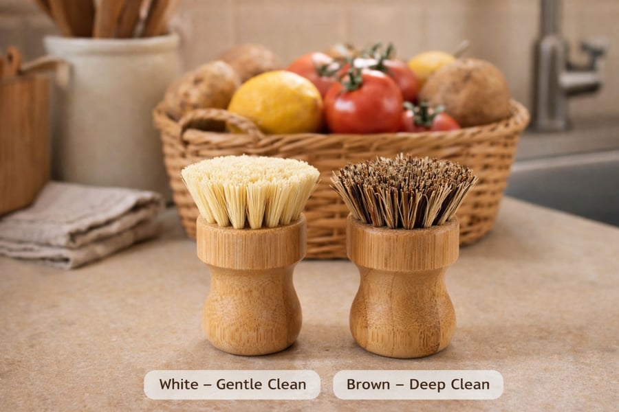 Vegetable Cleaning Brush, Produce Scrubber for Fruits & Vegetables