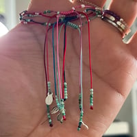 Image 2 of Custom bar bracelet with gemstones