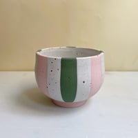 Image 1 of Circus Cup - Medium / Light Pink & MosGreen