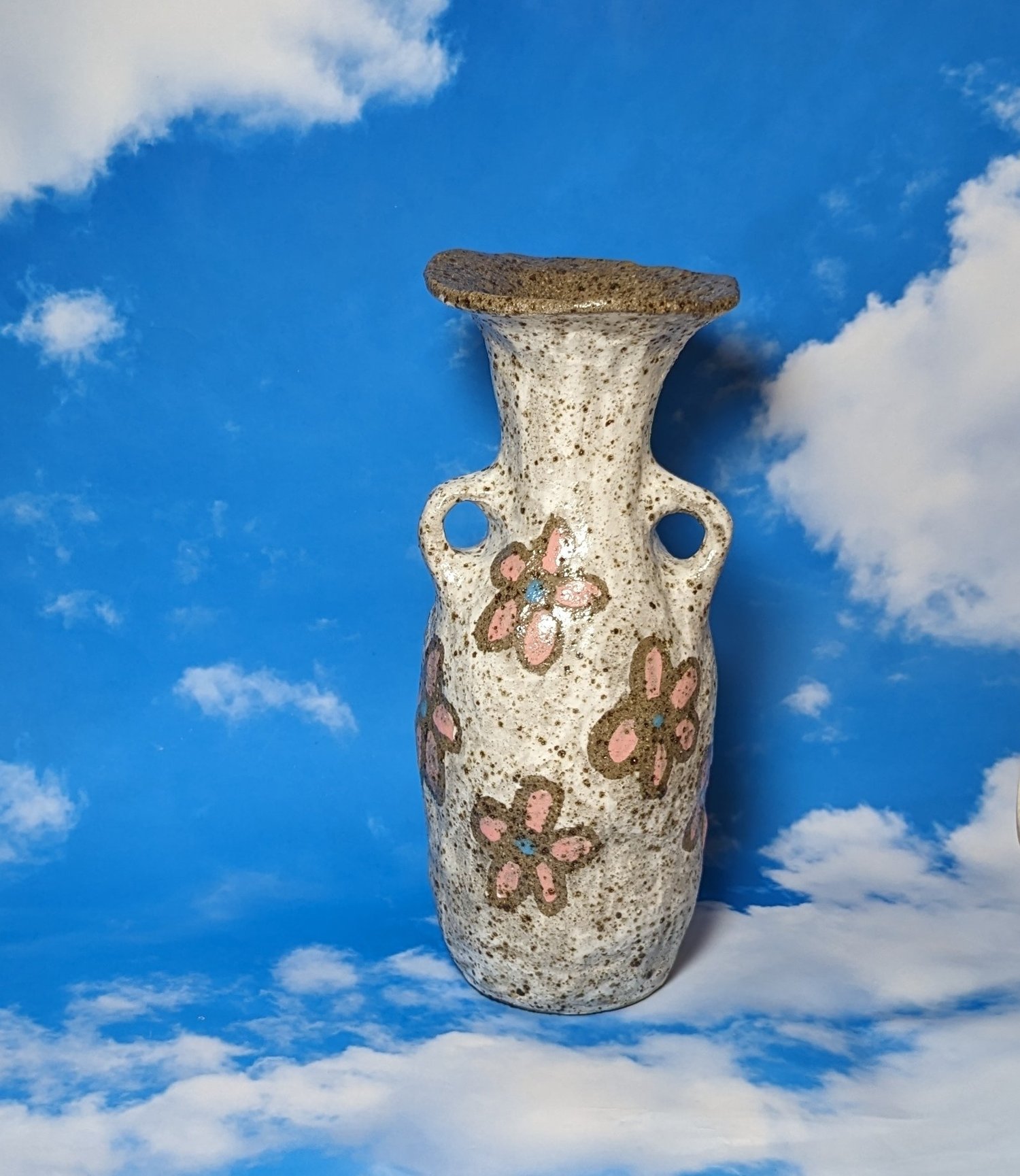 Image of XL white daisy vase