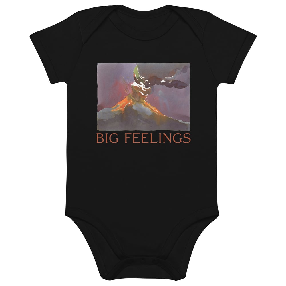 Image of Big Feelings Organic cotton baby onesie