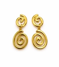 Image 3 of Raya Swirl Earrings
