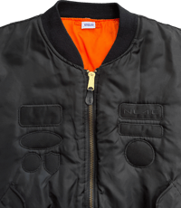 Image 2 of NL4E Patch Bomber Jacket #4 - L