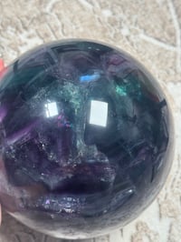Image 16 of XXL 20LB RAINBOW FLUORITE SPHERE -CHINA- B