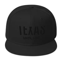 Image 5 of TX Til I Die Blacked Out Snapback