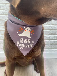 Image 3 of Boo Squad / Too Cute to Spook Reversible Bandana - Glow in the dark