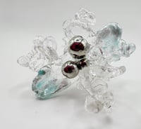 Image 3 of chrome floral ring