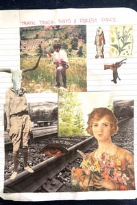 "Train Track Boys” by Fern Garn