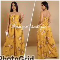 Bougie Flora Jumpsuit Yellow 