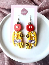 School bus/ teacher earrings