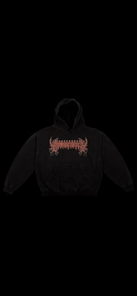 Image 1 of BLACK METAL HOODIE