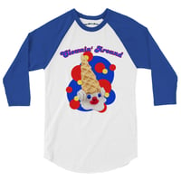 Image 4 of "Clownin' Around" by Zoya Marie 3/4 sleeve raglan shirt