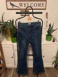 Image 1 of Split side denim jeans 