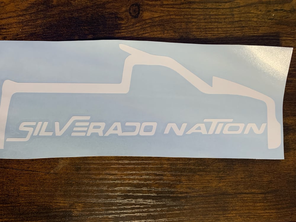 Image of Silverado Nation truck decals