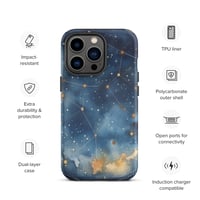 Image 22 of Celestial Constellation Night Sky Stars and Clouds Painting Tough Case for iPhone®