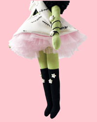 Image 5 of RESERVED FOR EMILY MEDIUM ART DOLL SPOOKY BOWTASTIC 