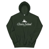 Image 1 of Unisex Hoodie with white screen print Grier logo
