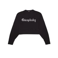 Gwapbaby Blk Crew Neck (old English)