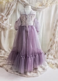 Image 4 of Tulle princess dress for photoshoots | Elvina | size 110 | dusty purple | photo props