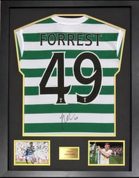Signed Framed James Forrest Celtic Shirt / 2012