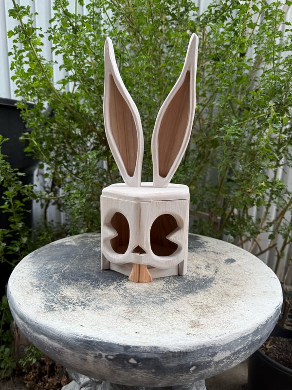 Image of Rustic White Bunny