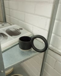 Image 4 of Circle Mug In Black Satin