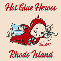 Image 4 of Hot Glue Heroes Totally Adorable Tote, Handmade Keychain & Stickers Bundle 