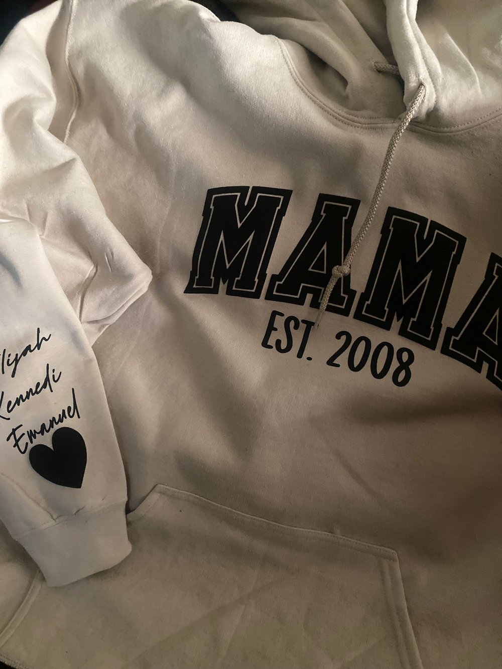 Image of Mama Hoodies w/sleeve design