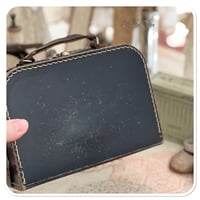 Image 6 of Vintage French childs sewing box full of French lace buttons and cotton