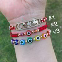 Image 1 of Evil eye lucky bracelets