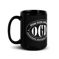 Image 4 of O.C.D Black Glossy Mug