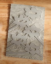 Image 3 of 'Daisy Chain' Linocut