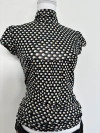 Image 2 of 00s Polka dot top // M