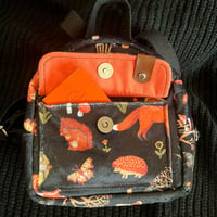 Image 2 of Mini Velvet Woodland backpack