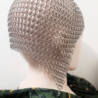 Image 2 of HENDRIK Cropped European Chainmail Coif