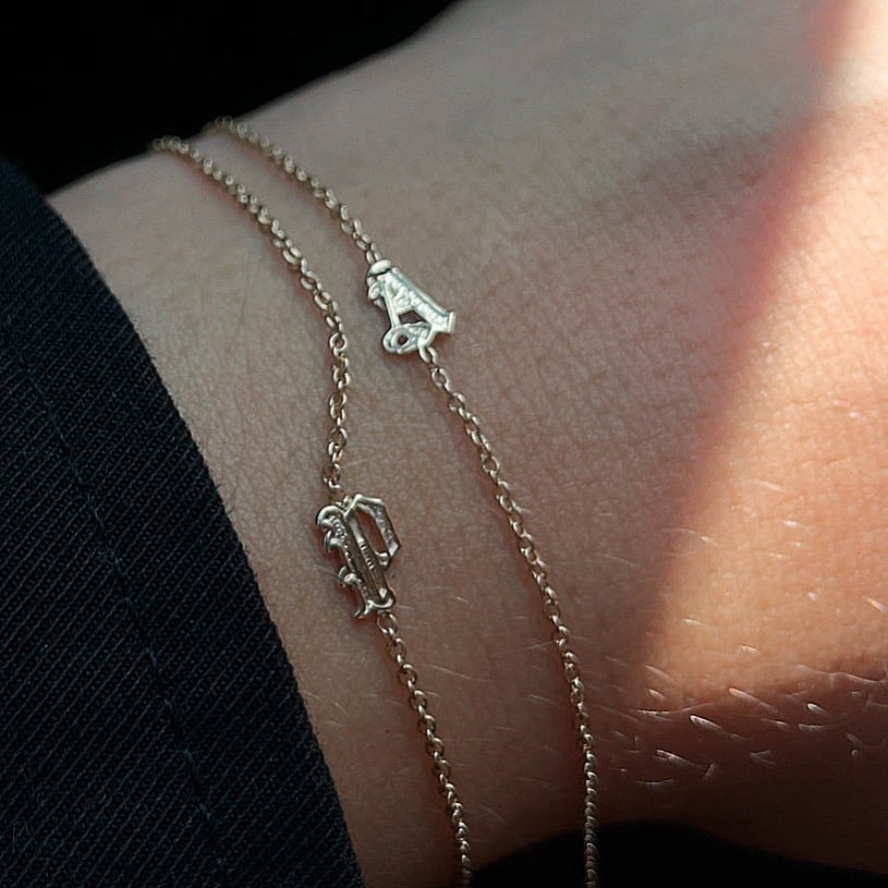 Image of Custom Old English Bracelet 