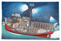 Image 1 of Crabber No 5 13” X 19”