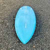 Image 4 of 6'8 Escape Surfboards Flight – Modern High-Performance Single Fin Surfboard | Blue Resin Tint 