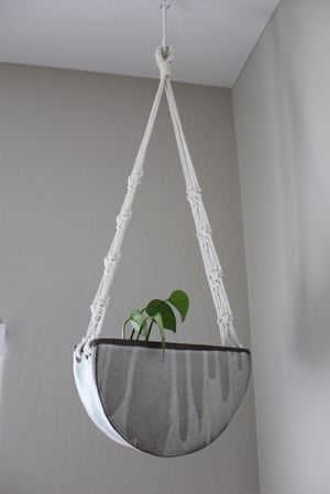 Image of Half-Moon Ceramic Plant Swing