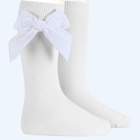 Image 5 of Cóndor velvet bow socks 