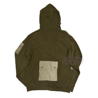 Image 3 of (L-XL) Stussy Hoodie Vest Reworked "Inuzuka" 531 